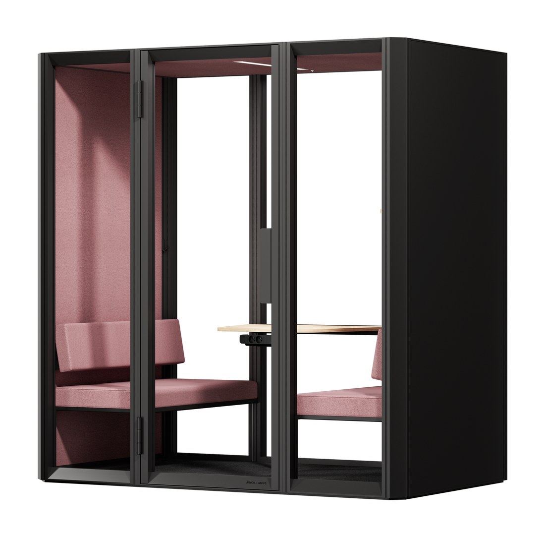 Akoestische pod L4 teampod voor 2 tot 4 personen - FlexInstall
