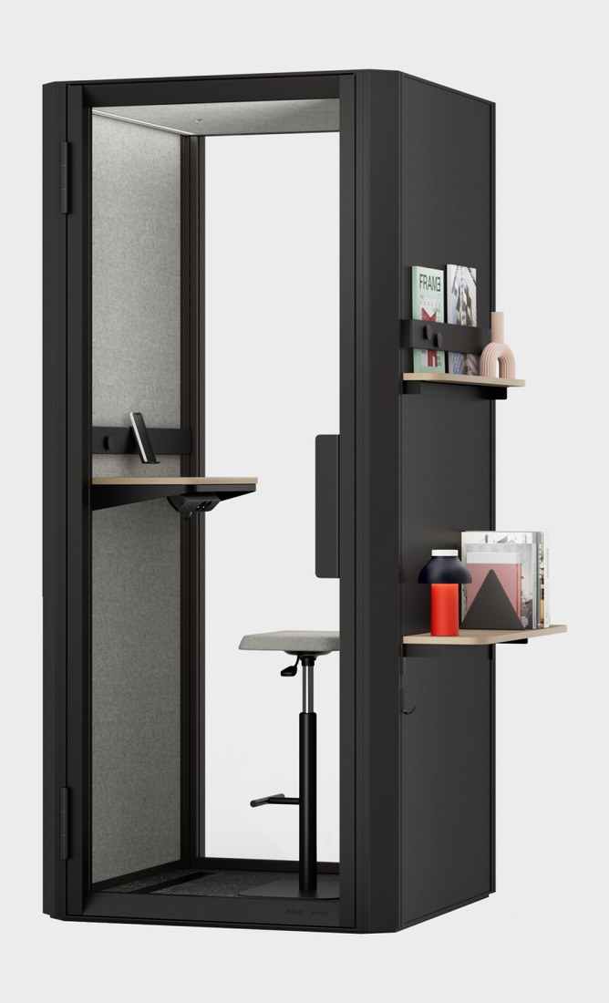 Akoestische pod van FlexInstall, te huur vanaf 100 euro per maand